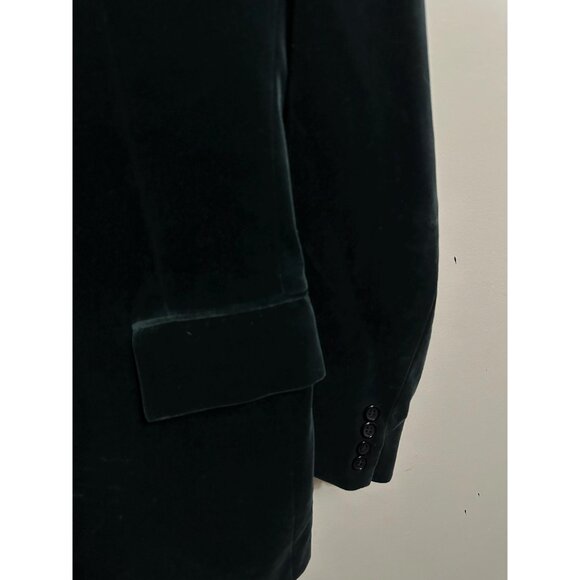 90s Yves Saint Laurent Velvet Blazer Jacket Size Small - Picture 4 of 7